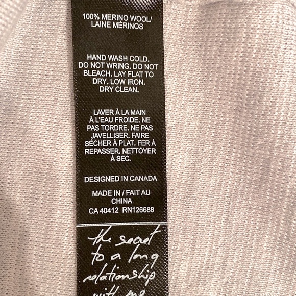 Noel Asmar Chloe Open Front Cardigan 100% merino wool in Luna (grey) size Small - Picture 4 of 10